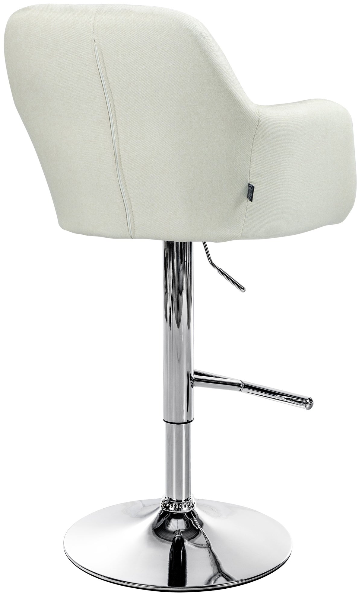 Barhocker Natoma Stoff chrom – Ansicht 5