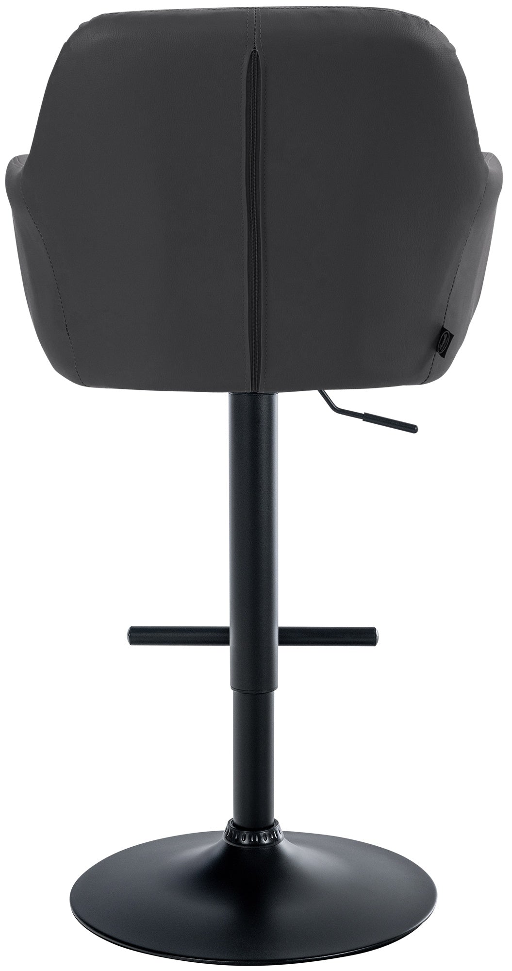 Barhocker Natoma Kunstleder schwarz – Ansicht 6
