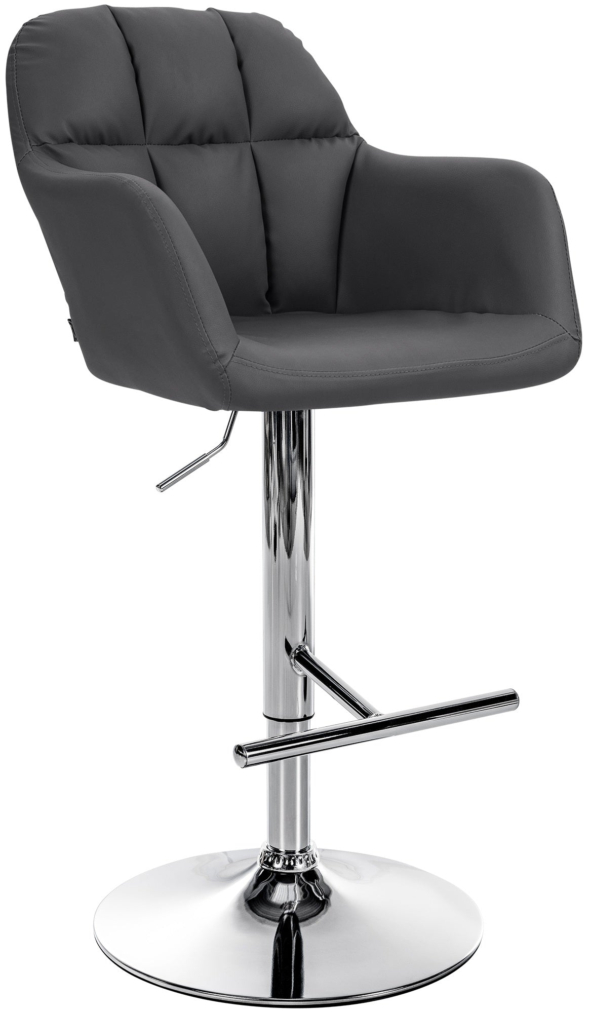 Barhocker Natoma Kunstleder chrom