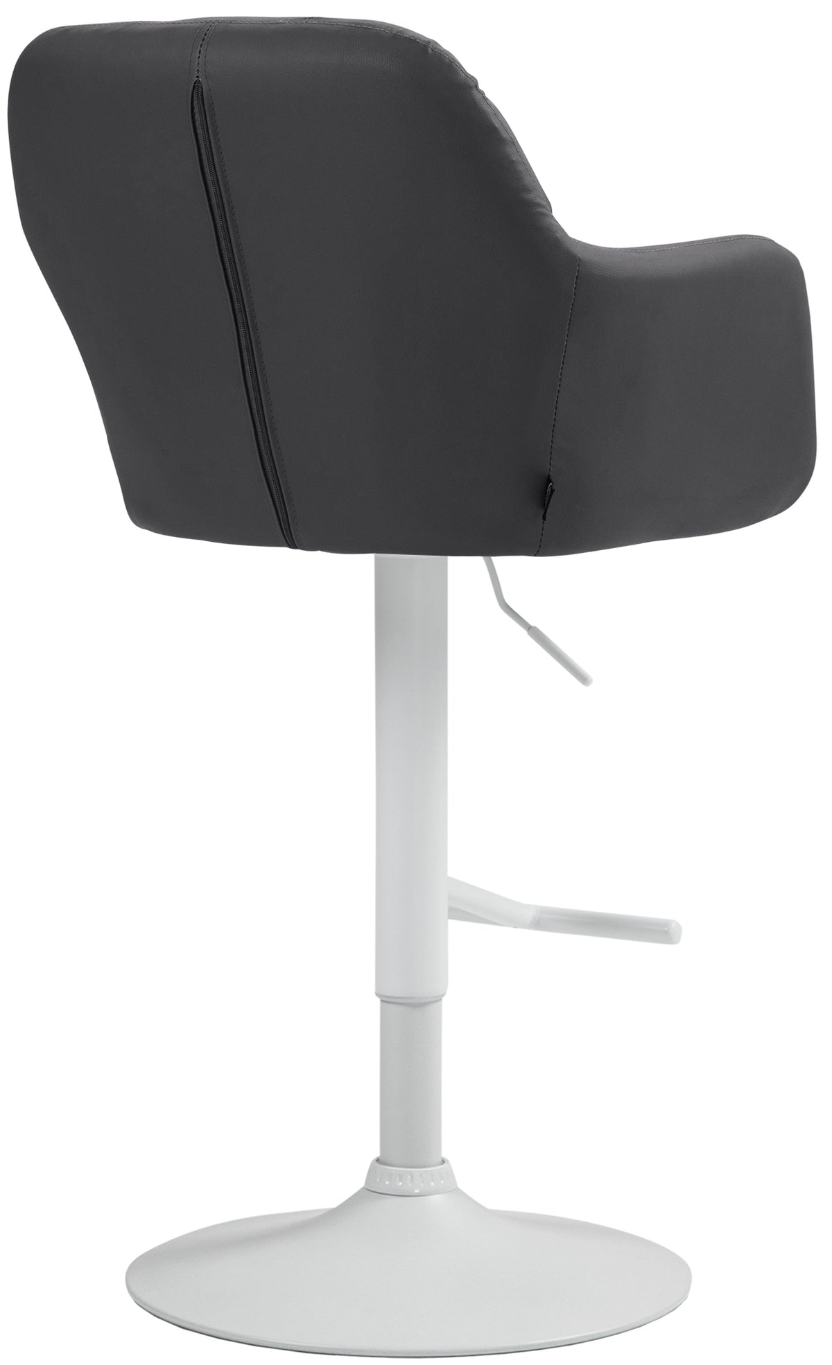 Barhocker Natoma Kunstleder weiß – Ansicht 5