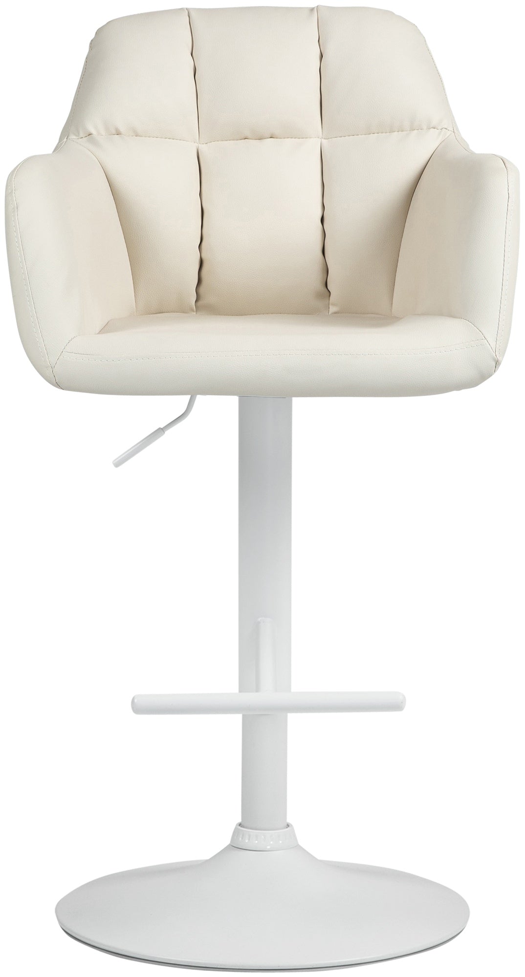 Barhocker Natoma Kunstleder weiß – Ansicht 11