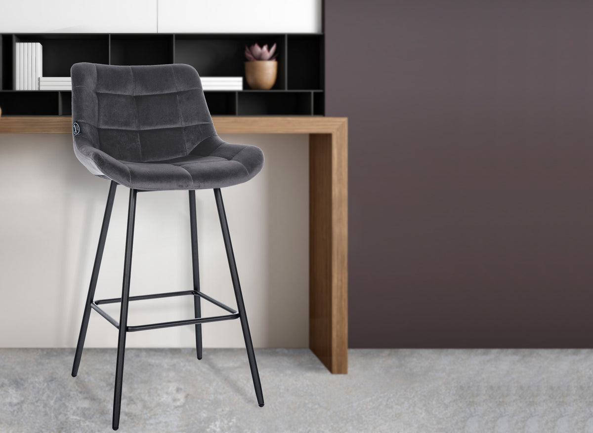 Barhocker Weston Samt – Ansicht 3