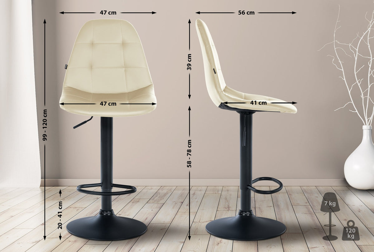 Barhocker Elmore Kunstleder B – Ansicht 9