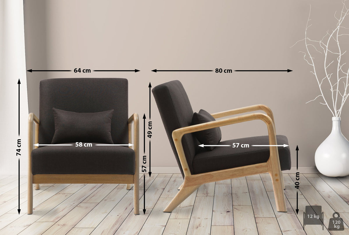 Sessel Hibbing Stoff – Ansicht 9