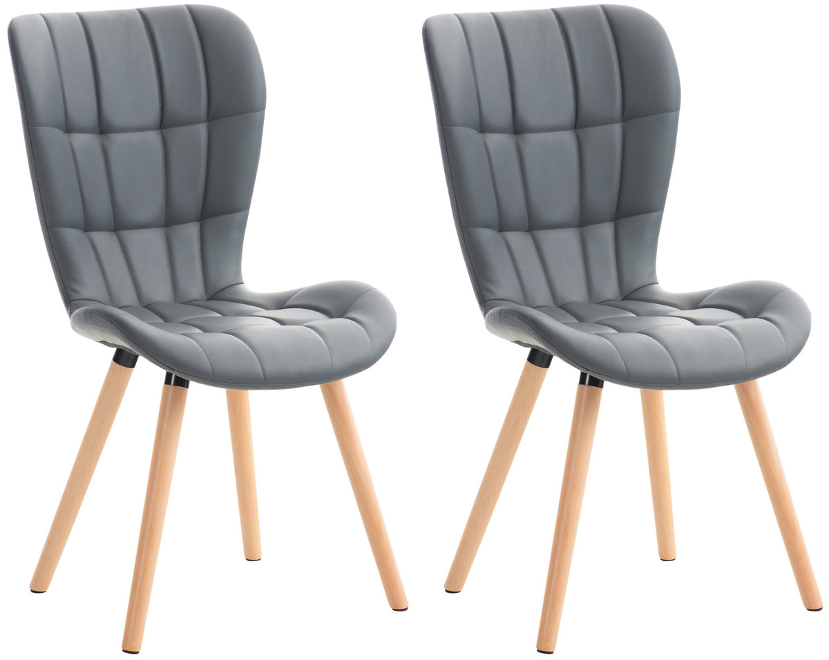 2er Set Stuhl Elda Kunstleder – Ansicht 17