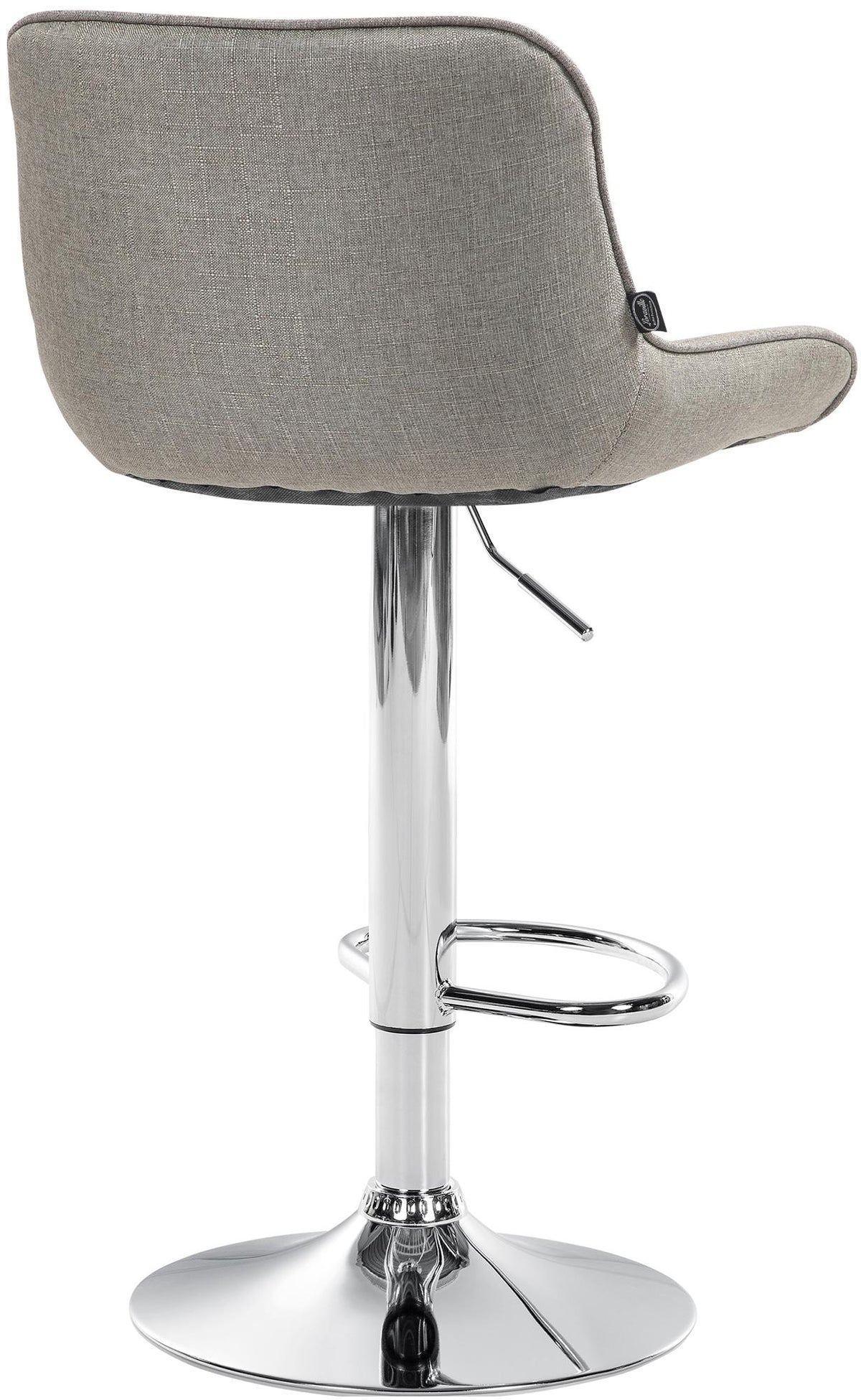 Barhocker Vonore Stoff chrom – Ansicht 5