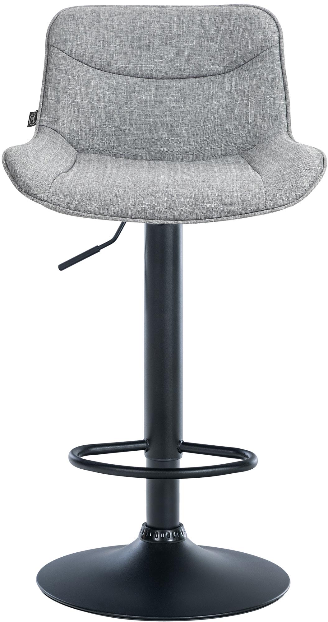 Barhocker Vonore Stoff schwarz – Ansicht 19