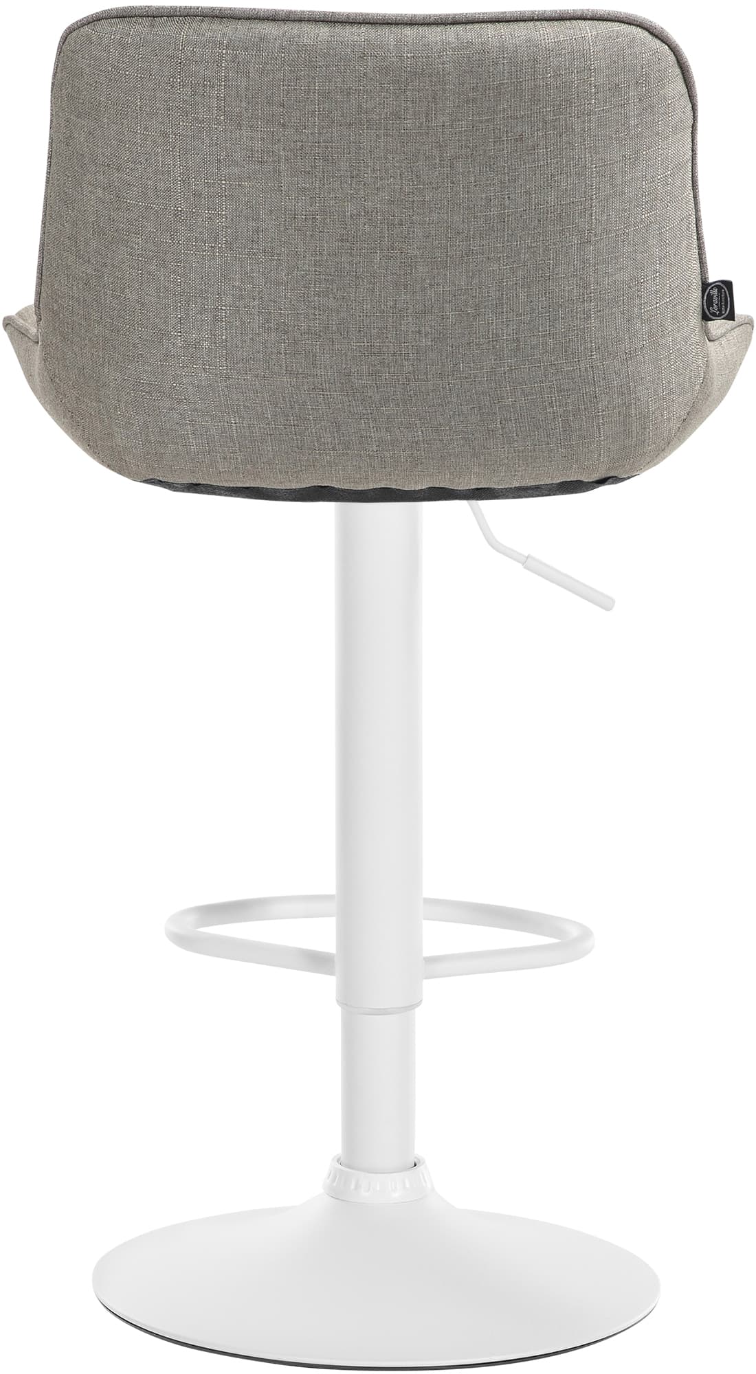 Barhocker Vonore Stoff weiß – Ansicht 6