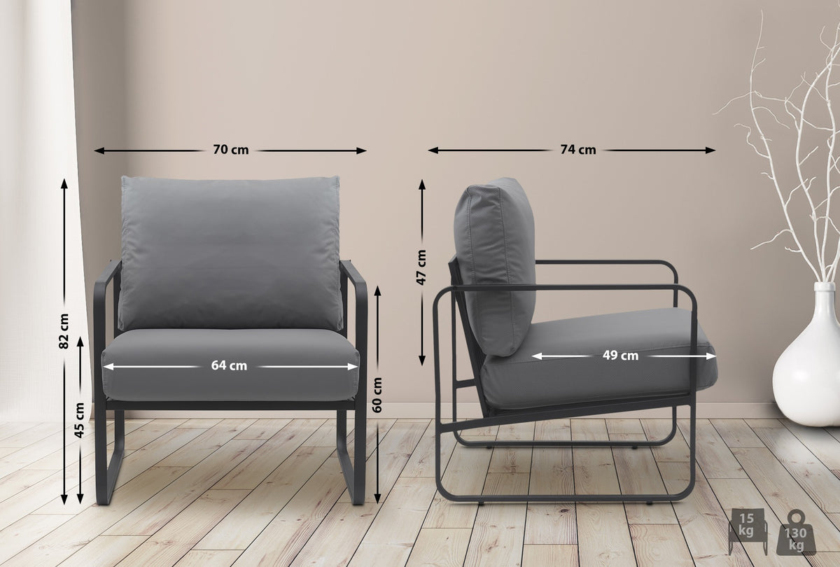 Lounger Manea Kunstleder – Ansicht 18