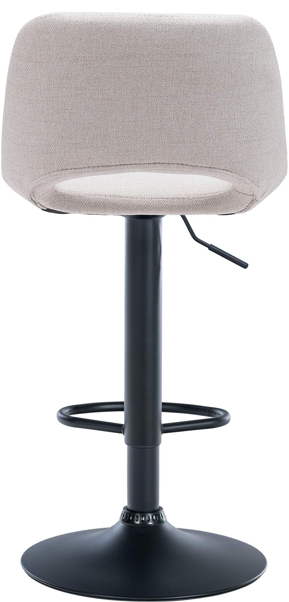 Barhocker Camden Stoff schwarz – Ansicht 4