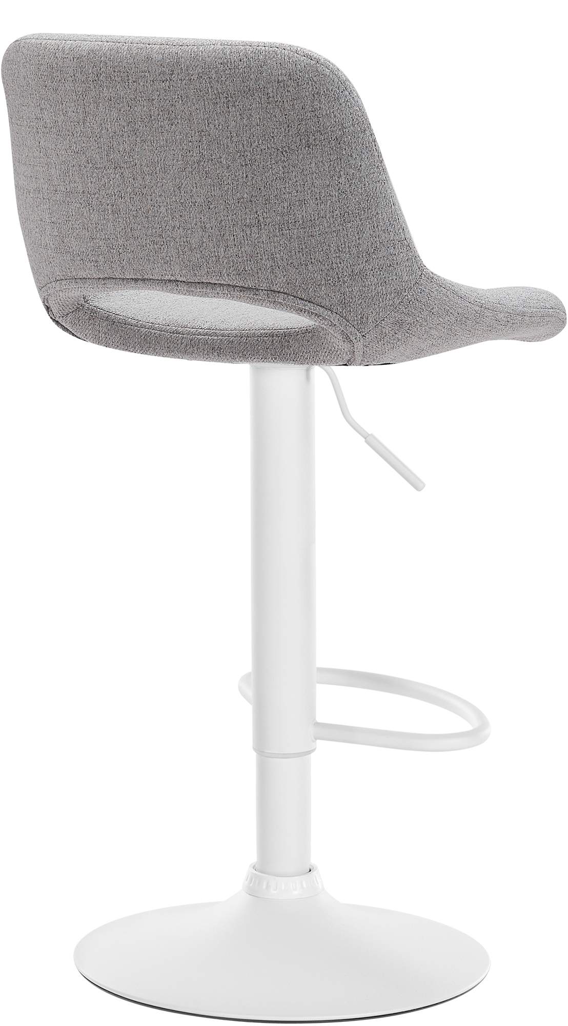 Barhocker Camden Stoff weiß – Ansicht 9