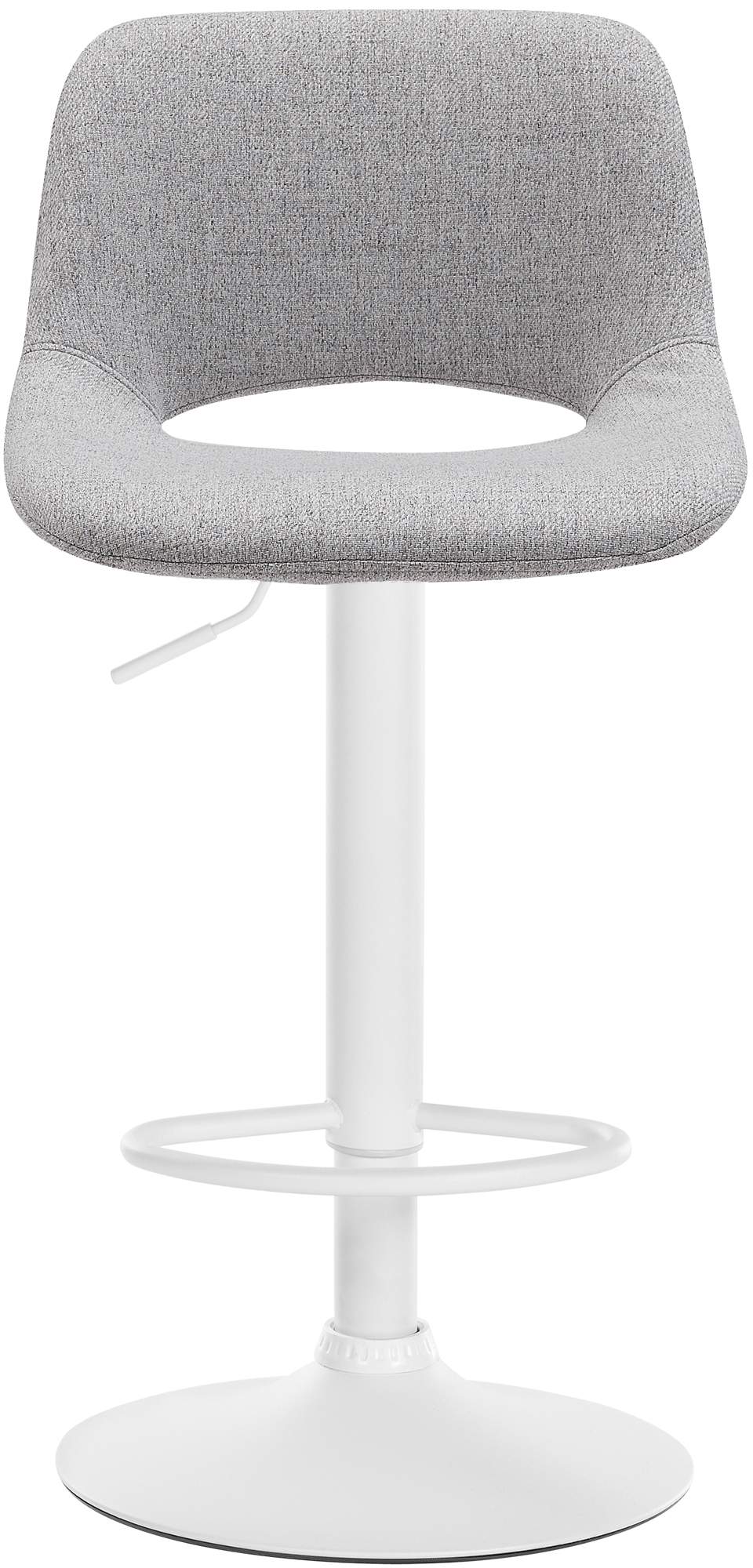 Barhocker Camden Stoff weiß – Ansicht 11