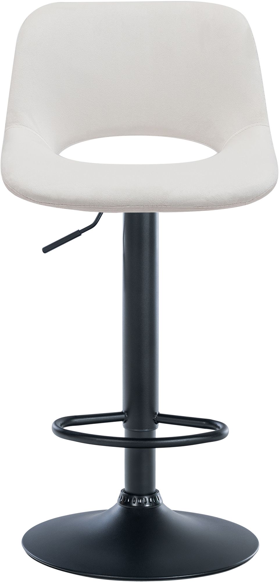 Barhocker Camden Samt schwarz – Ansicht 5