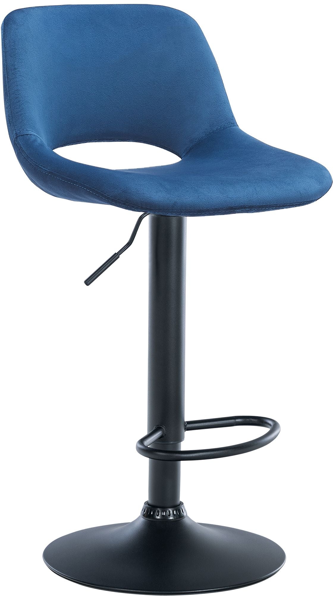 Barhocker Camden Samt schwarz – Ansicht 7