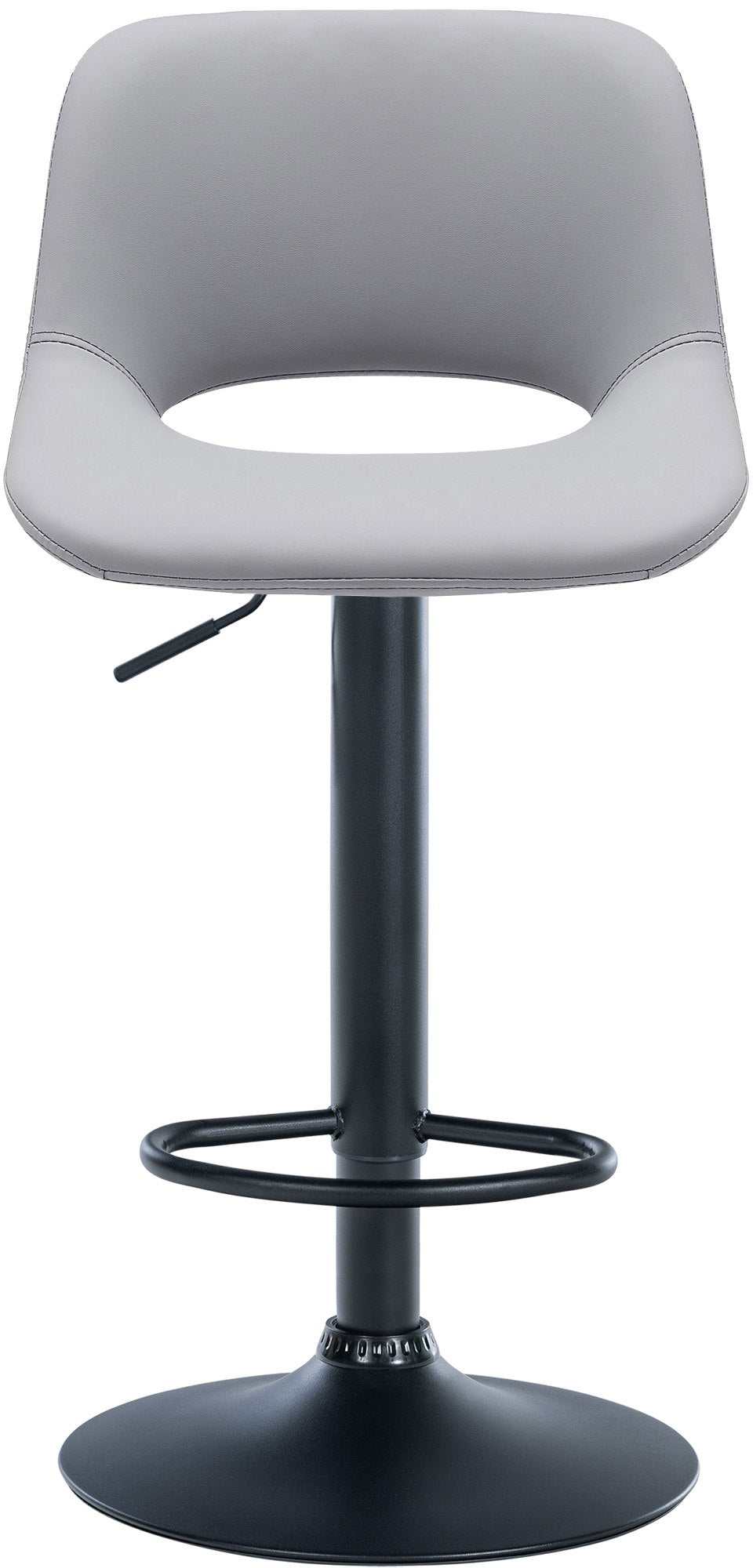 2er Set Barhocker Camden Kunstleder schwarz – Ansicht 11