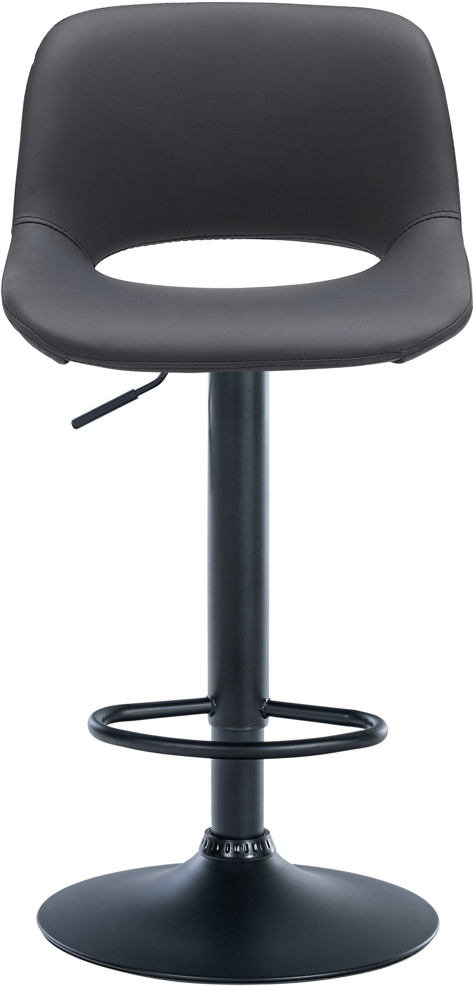2er Set Barhocker Camden Kunstleder schwarz – Ansicht 17