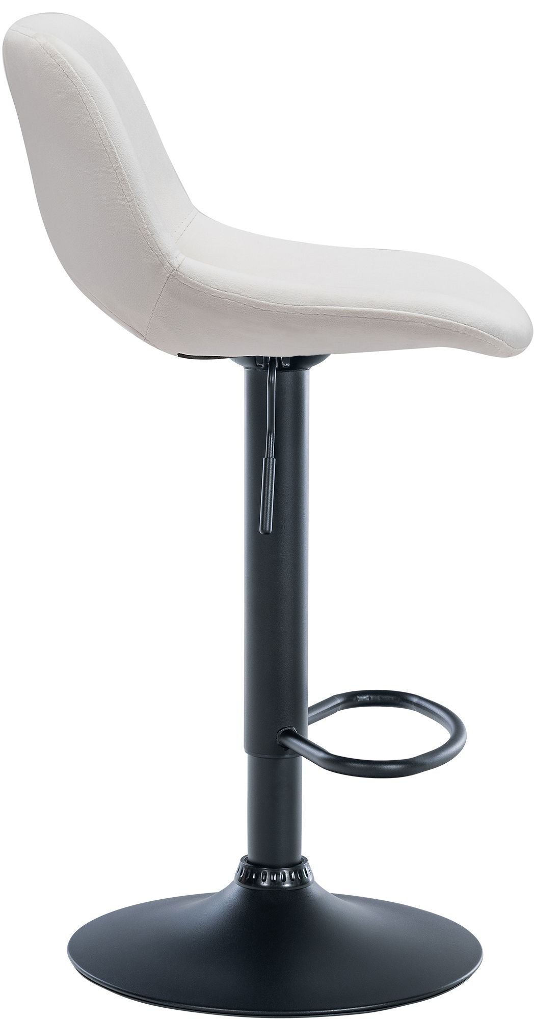 2er Set Barhocker Camden Samt schwarz – Ansicht 6
