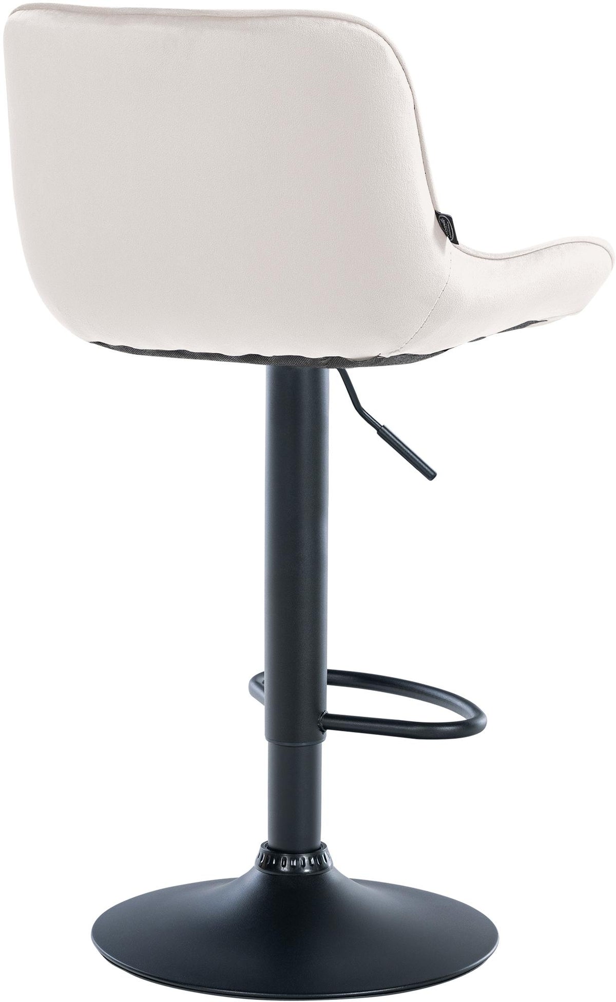 2er Set Barhocker Vonore Samt schwarz – Ansicht 5