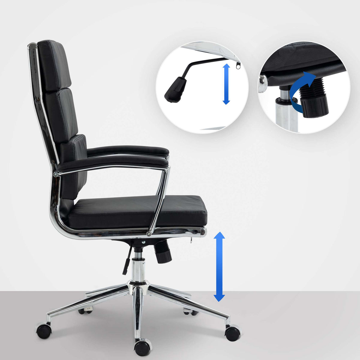 Bürostuhl Cleveland Kunstleder – Ansicht 3