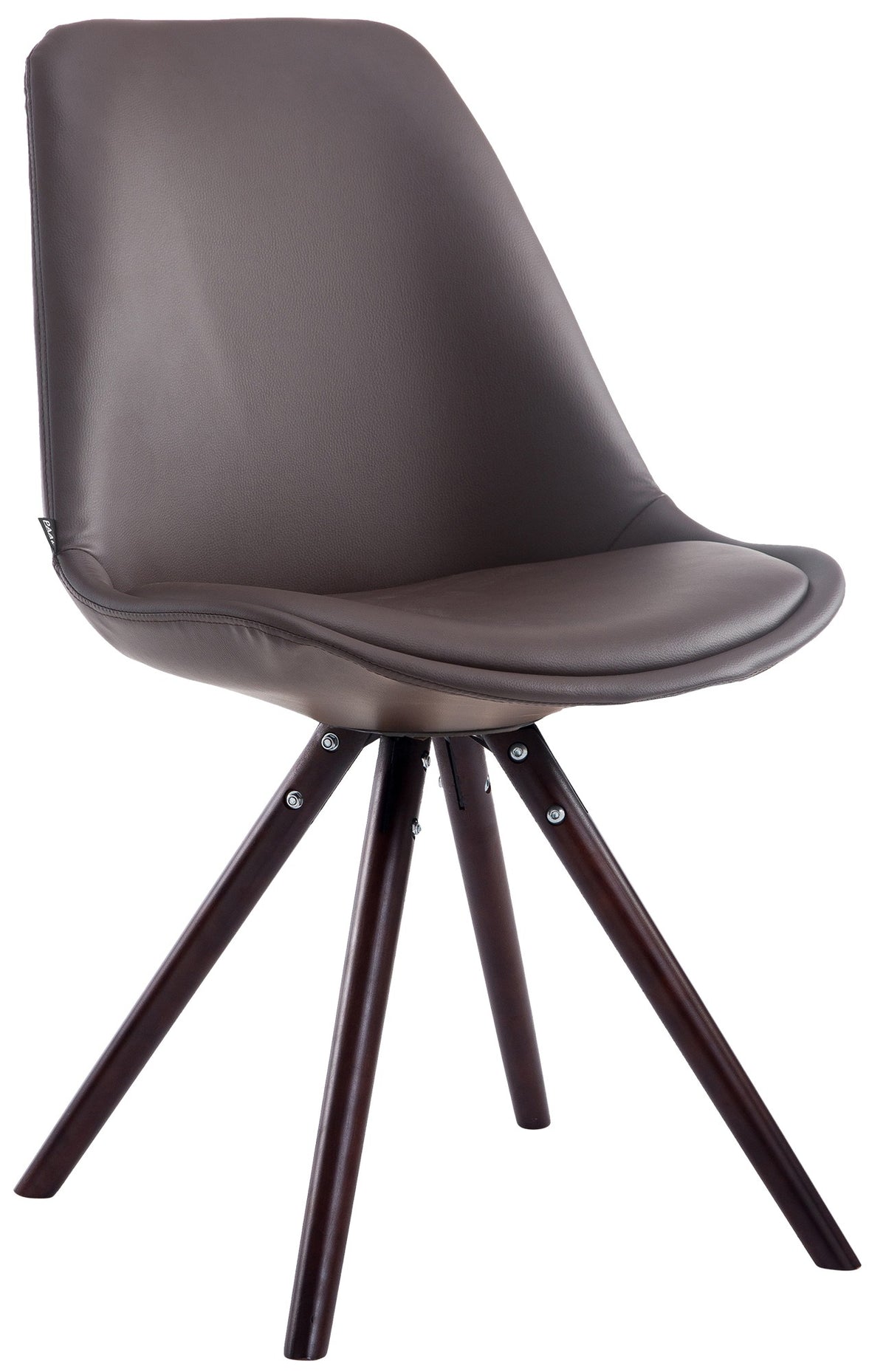 Besucherstuhl Laval Cappuccino Rund