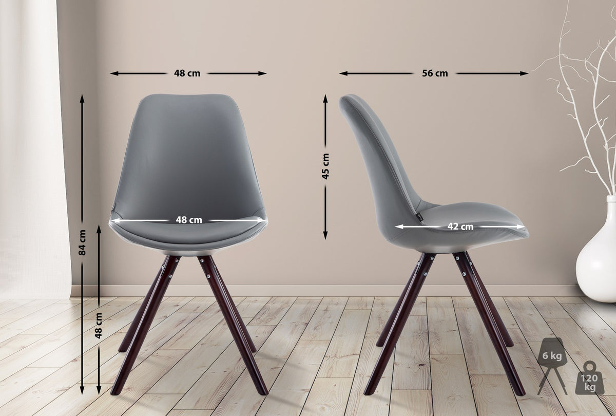 Besucherstuhl Laval Cappuccino Rund – Ansicht 16