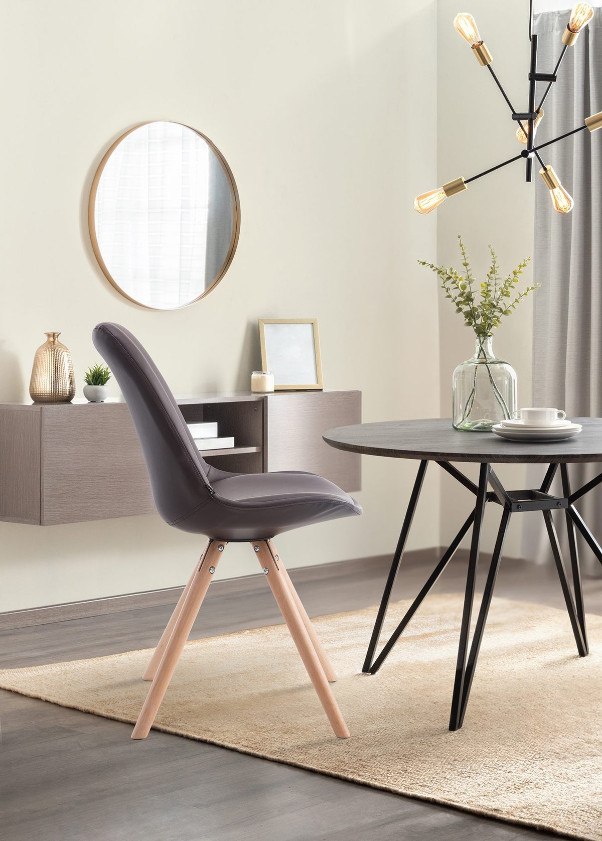 Besucherstuhl Laval Natura Rund – Ansicht 6