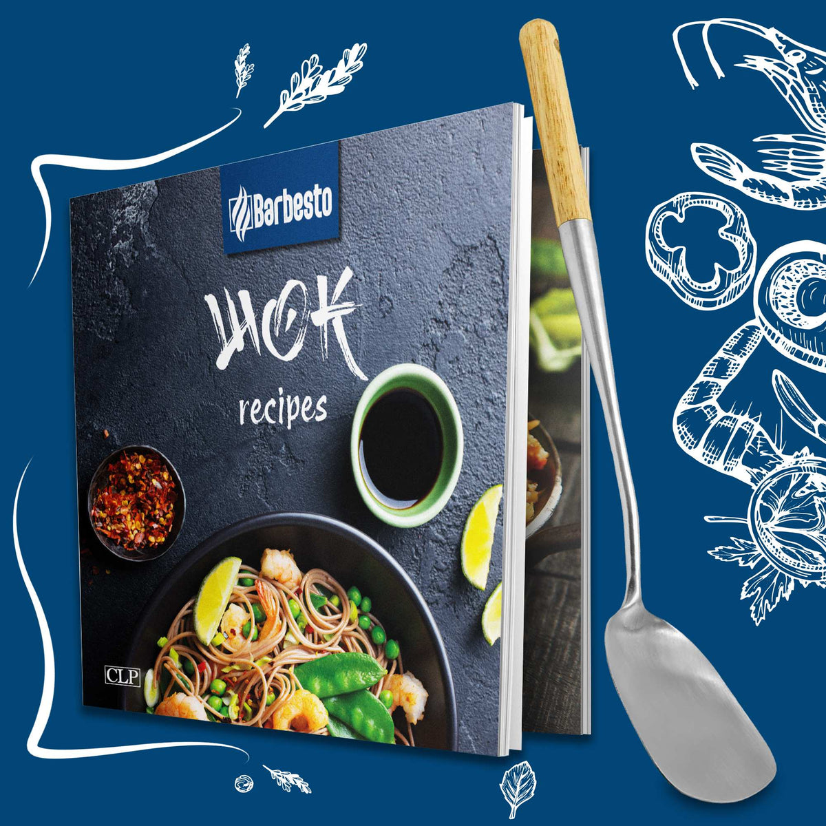Wok Set Flach – Ansicht 3
