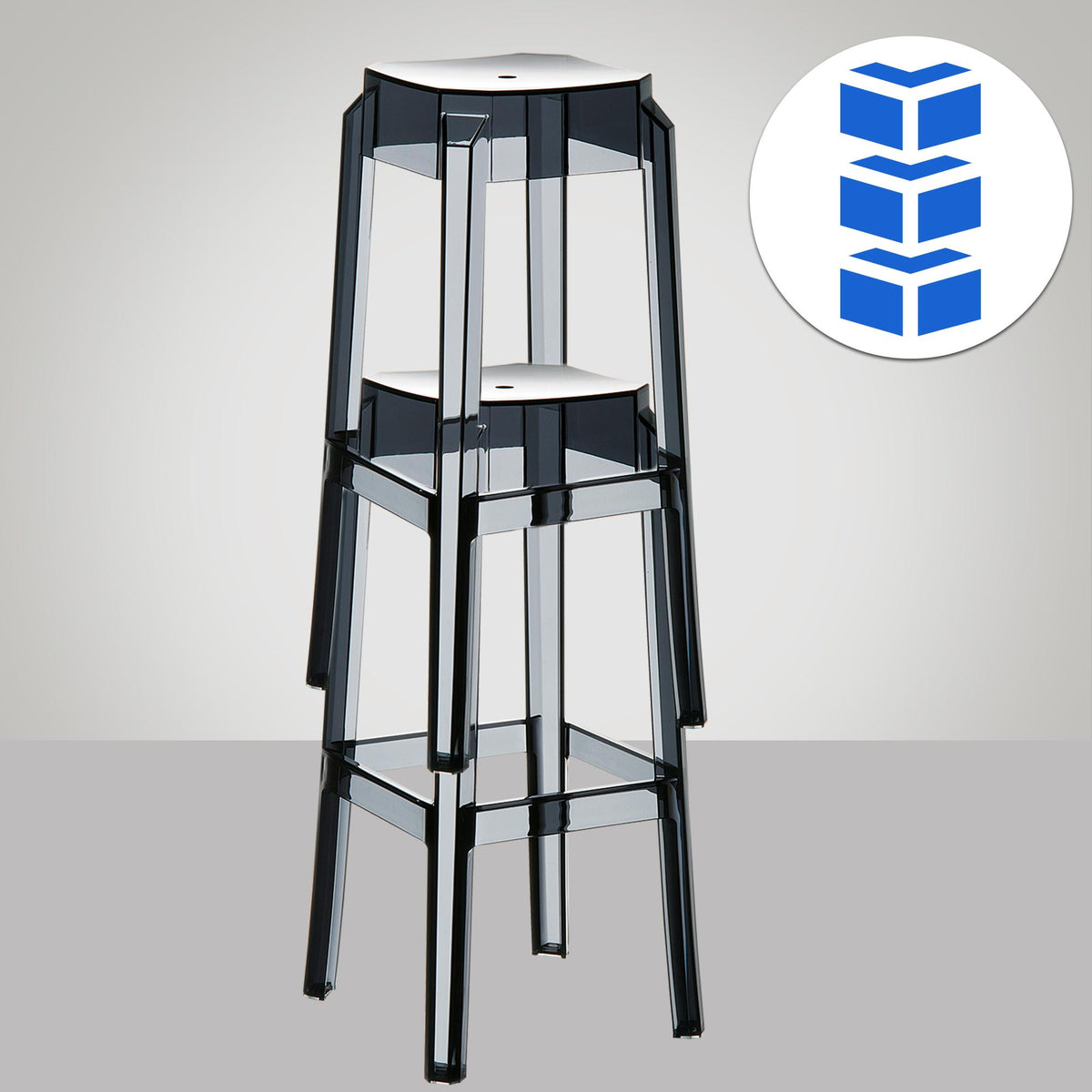 Barhocker Fox, transparent – Ansicht 11