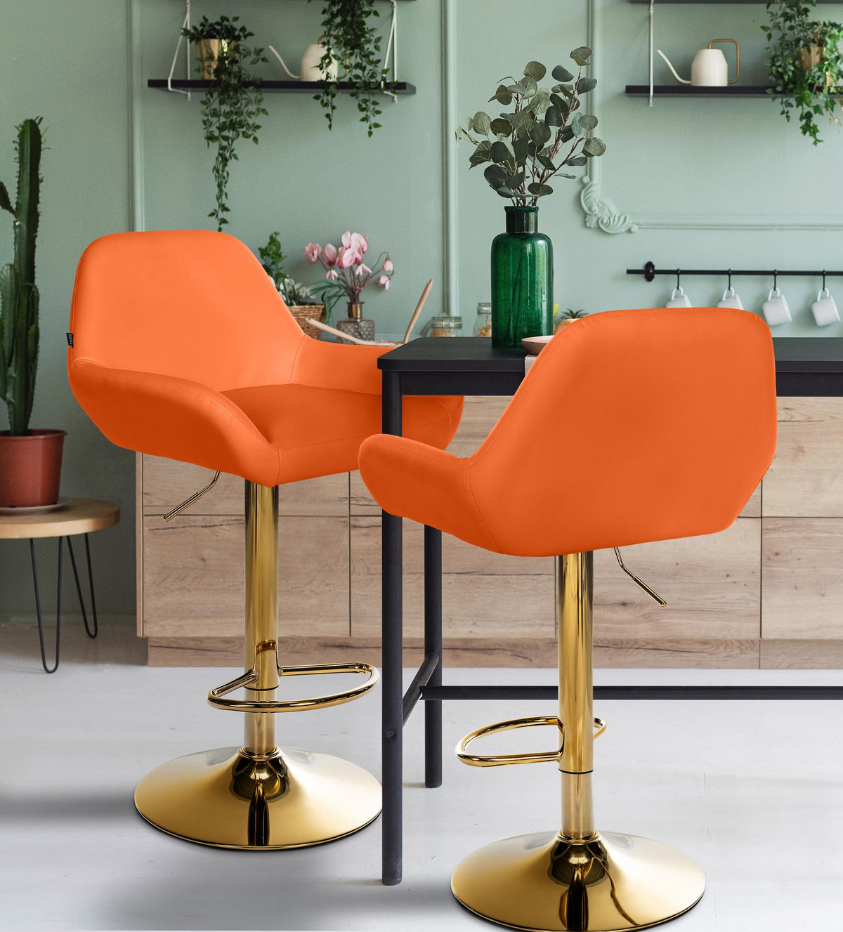 Barhocker Braga Gold Kunstleder – Ansicht 17