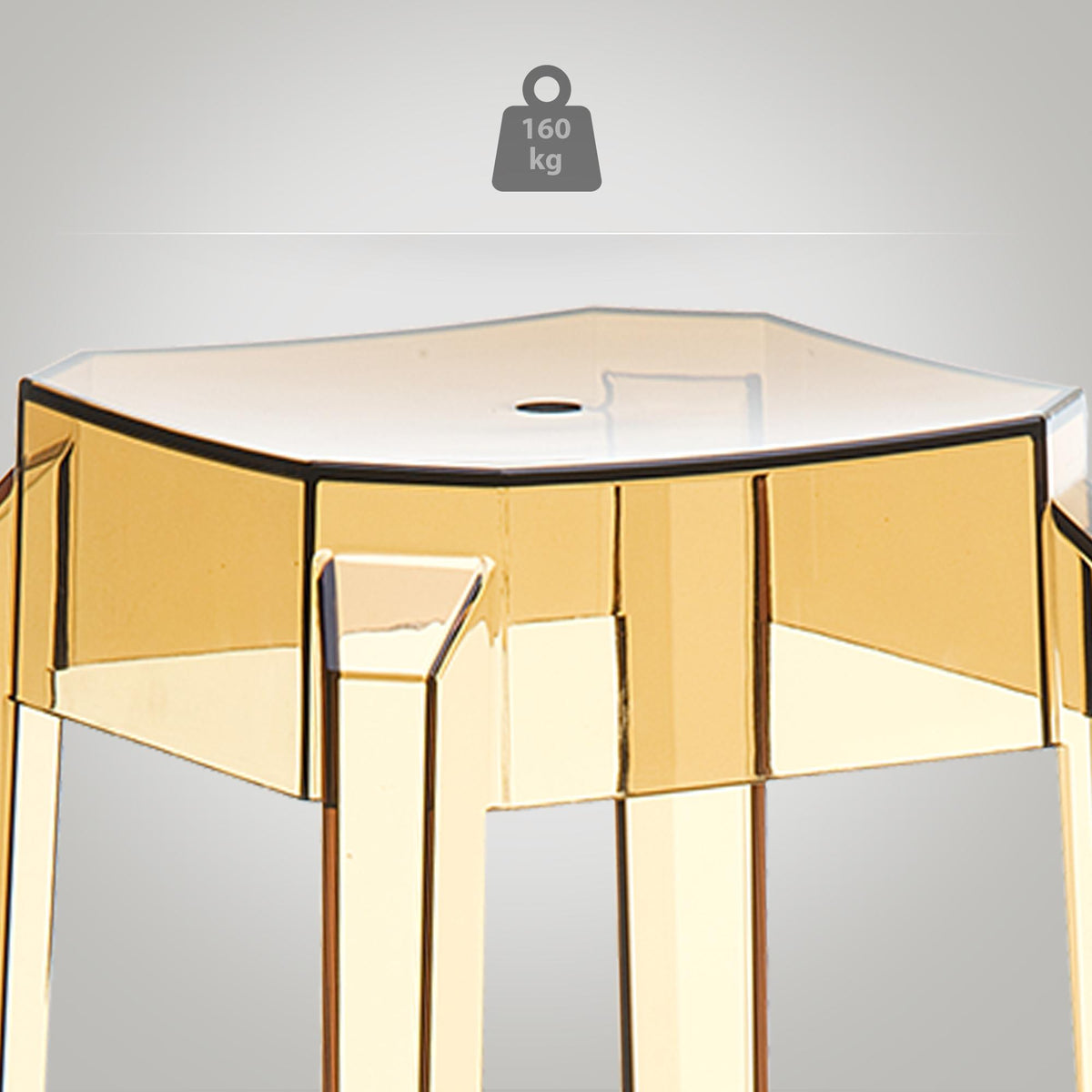2er Set Barhocker Fox, transparent – Ansicht 5