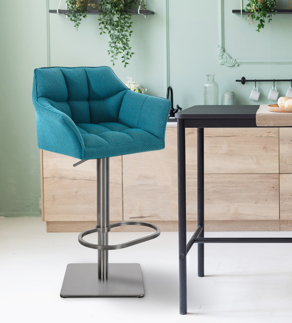 Barhocker Damaso E Stoff – Ansicht 20