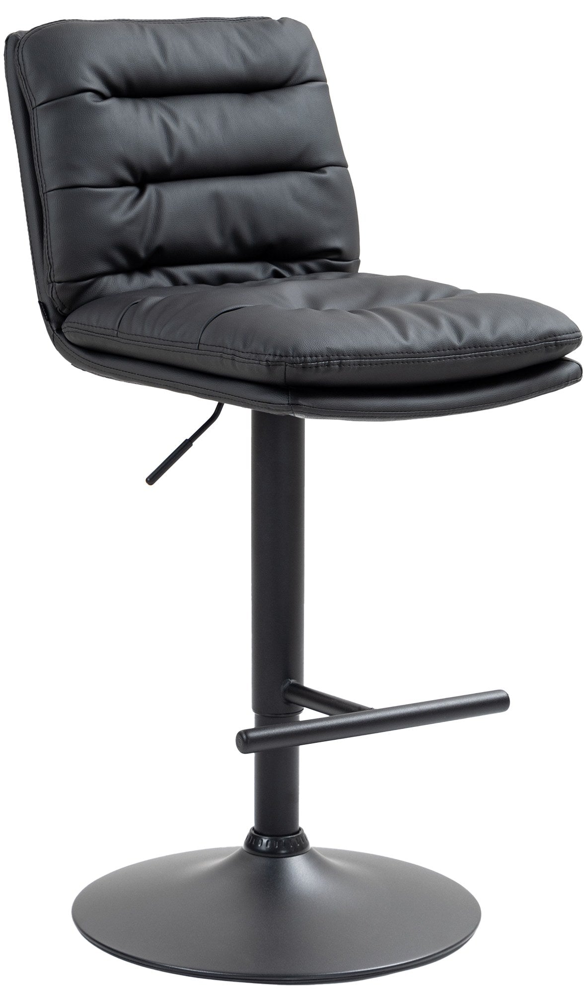 Barhocker Damar Kunstleder schwarz