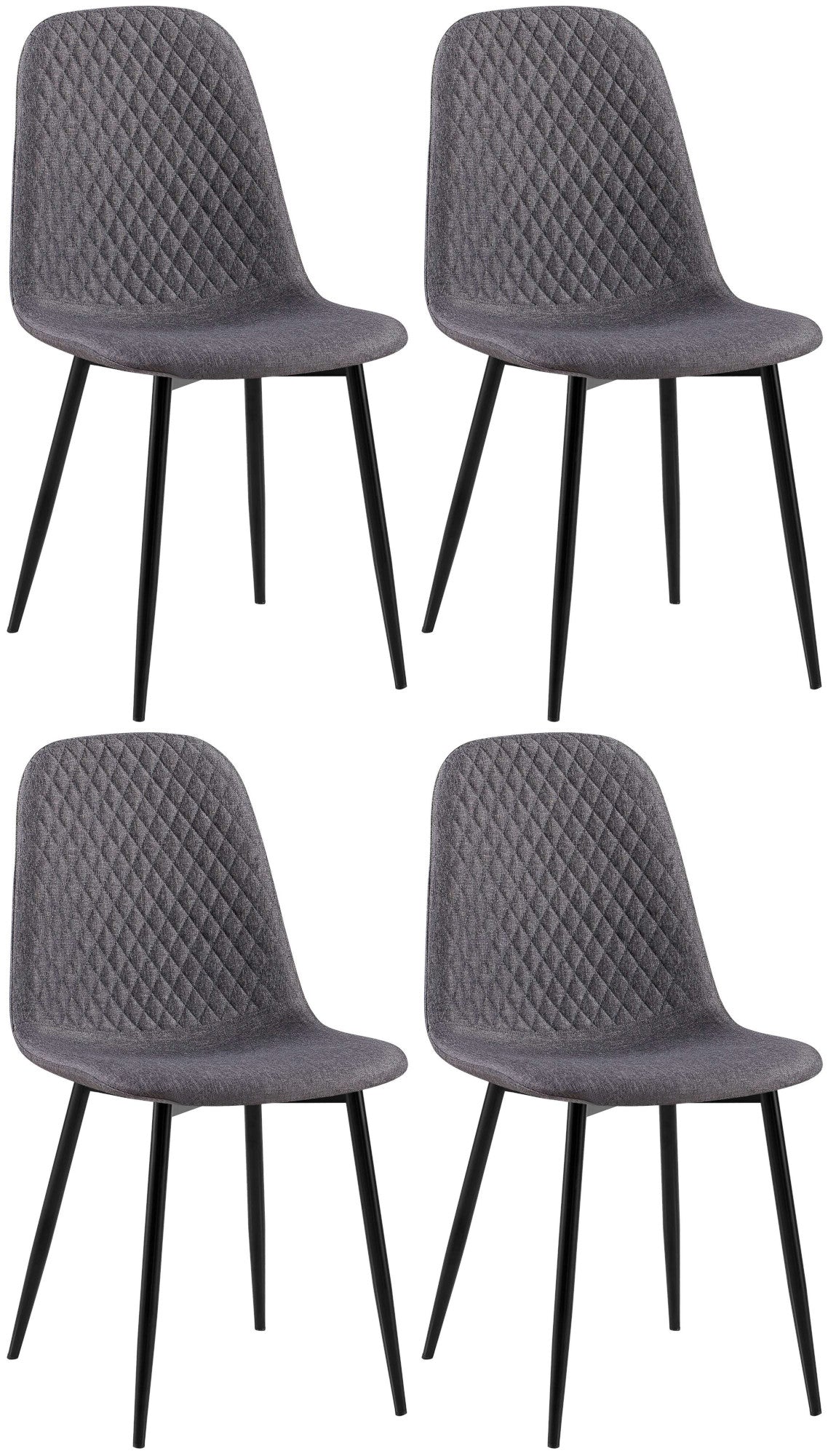 4er Set Stühle Giverny Stoff
