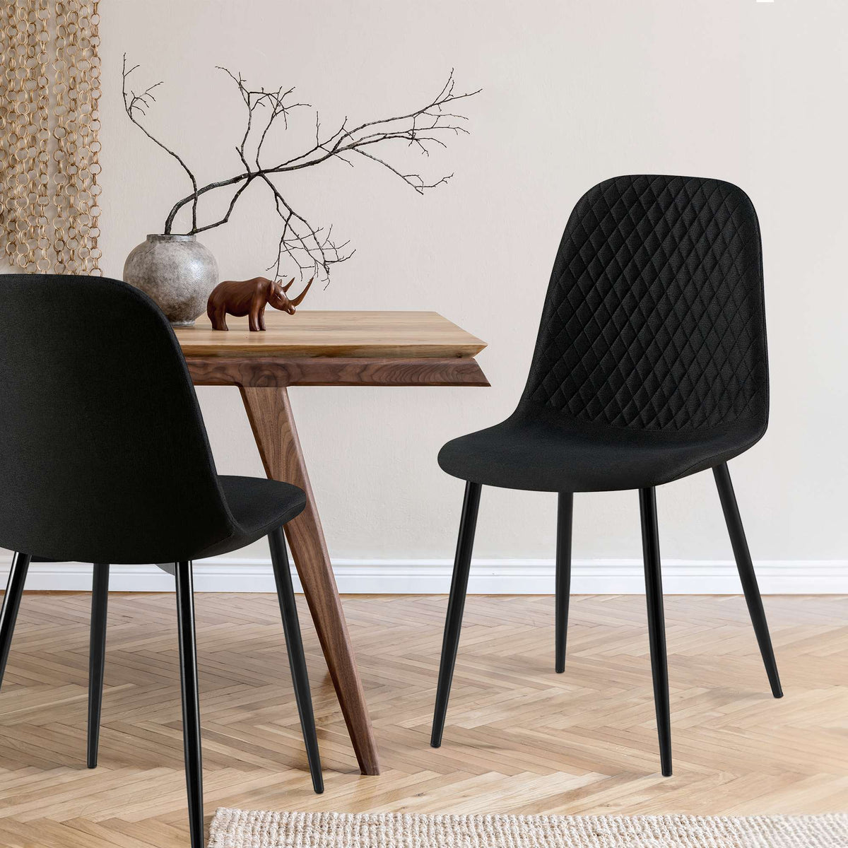 4er Set Stühle Giverny Stoff – Ansicht 17