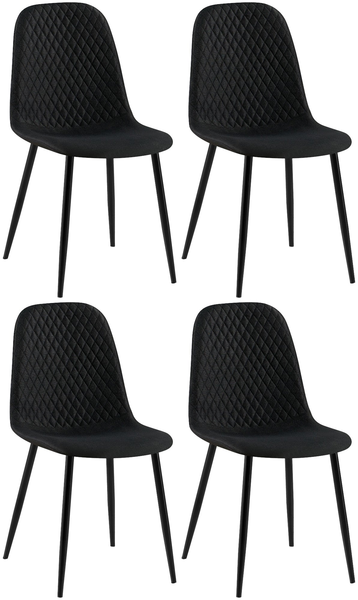 4er Set Stühle Giverny Stoff – Ansicht 15