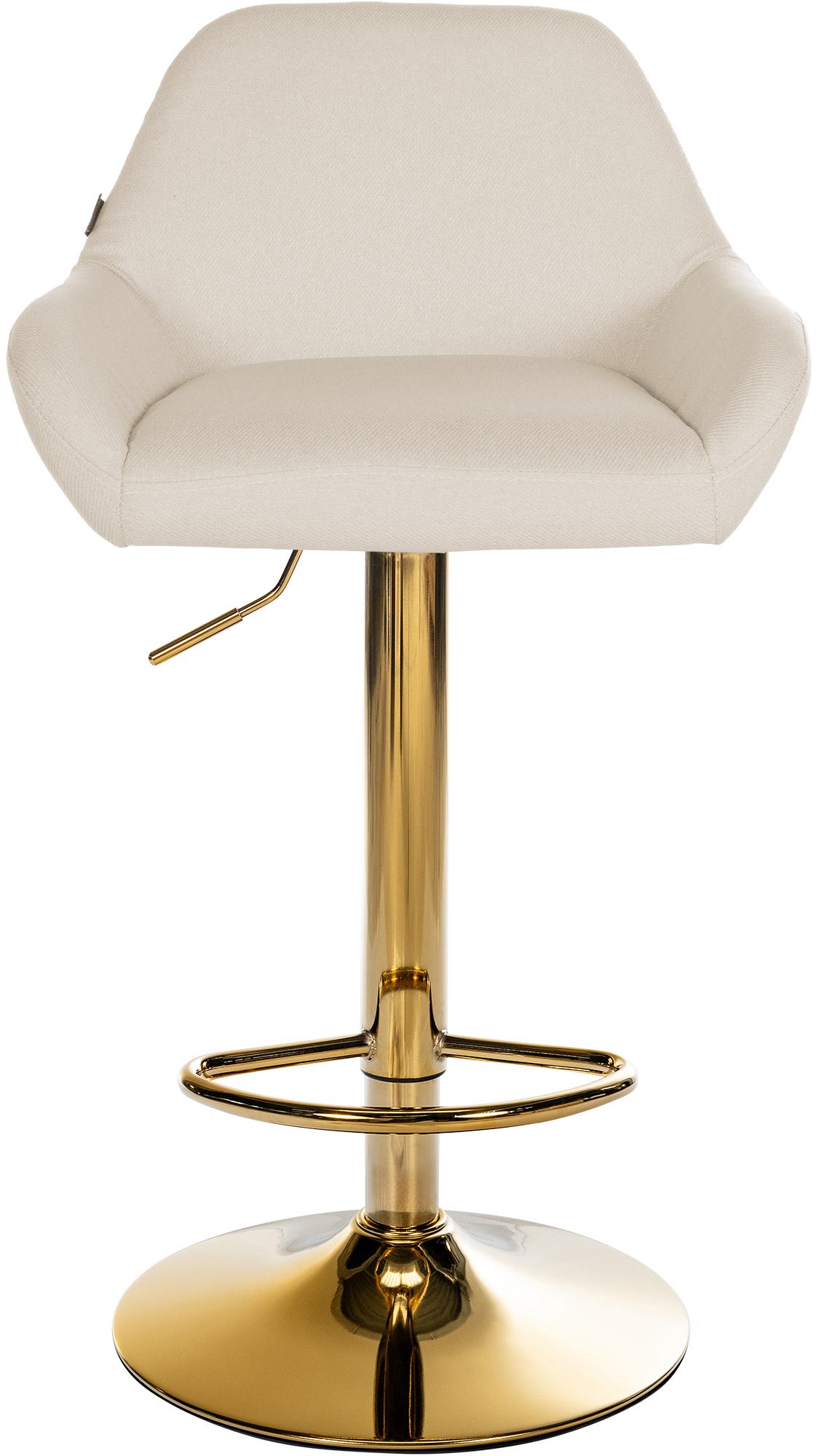 2er Set Barhocker Braga Gold Stoff – Ansicht 13