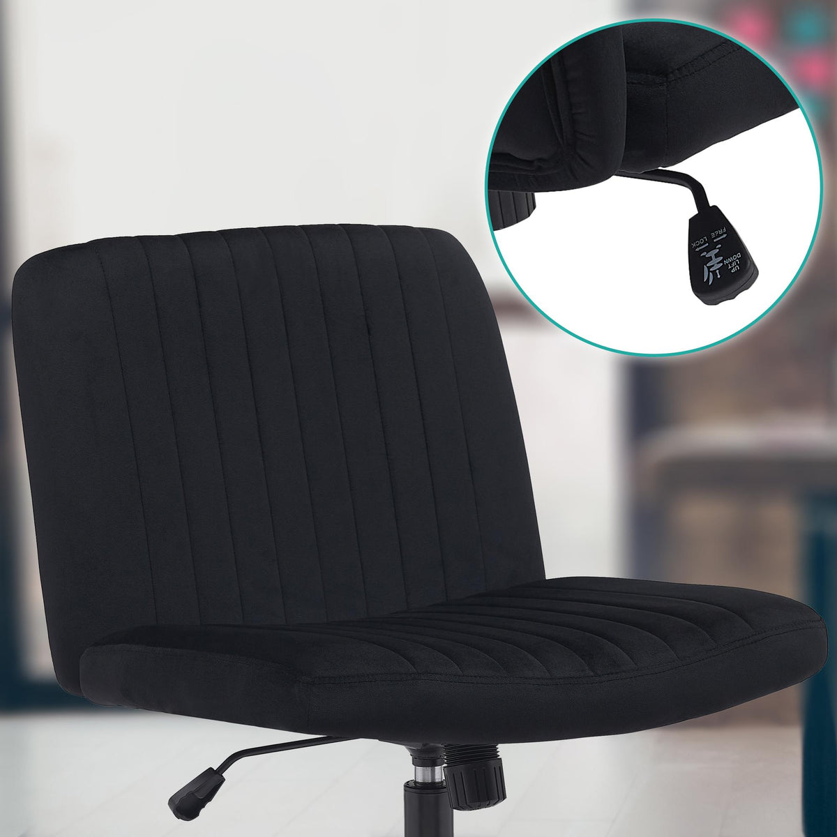 Bürostuhl Kingman Samt – Ansicht 4