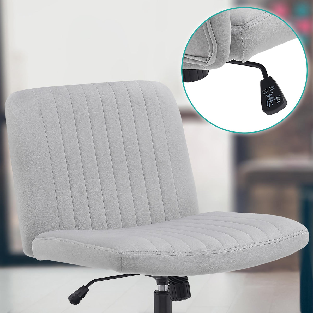 Bürostuhl Kingman Samt – Ansicht 18