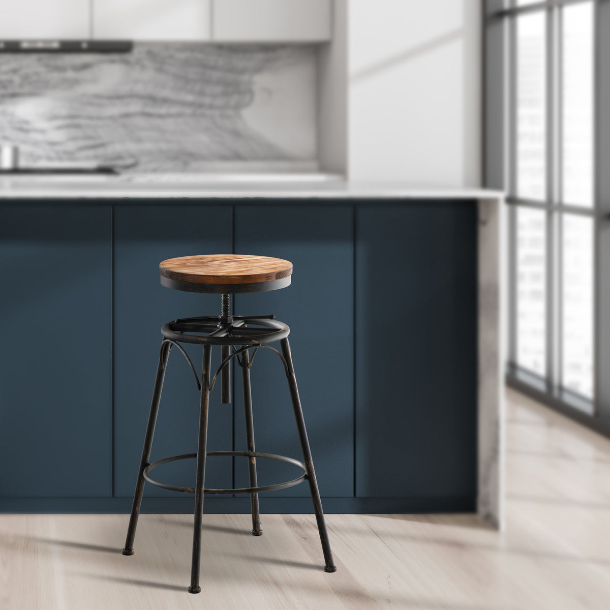 2er Set Barhocker Beam – Ansicht 3