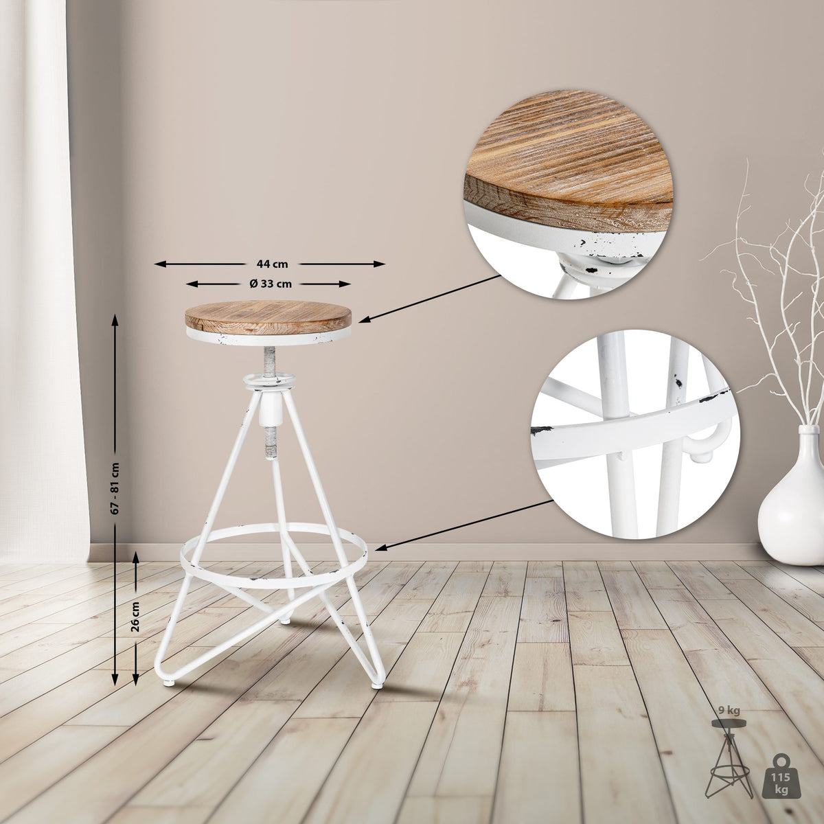 Barhocker Karla – Ansicht 2