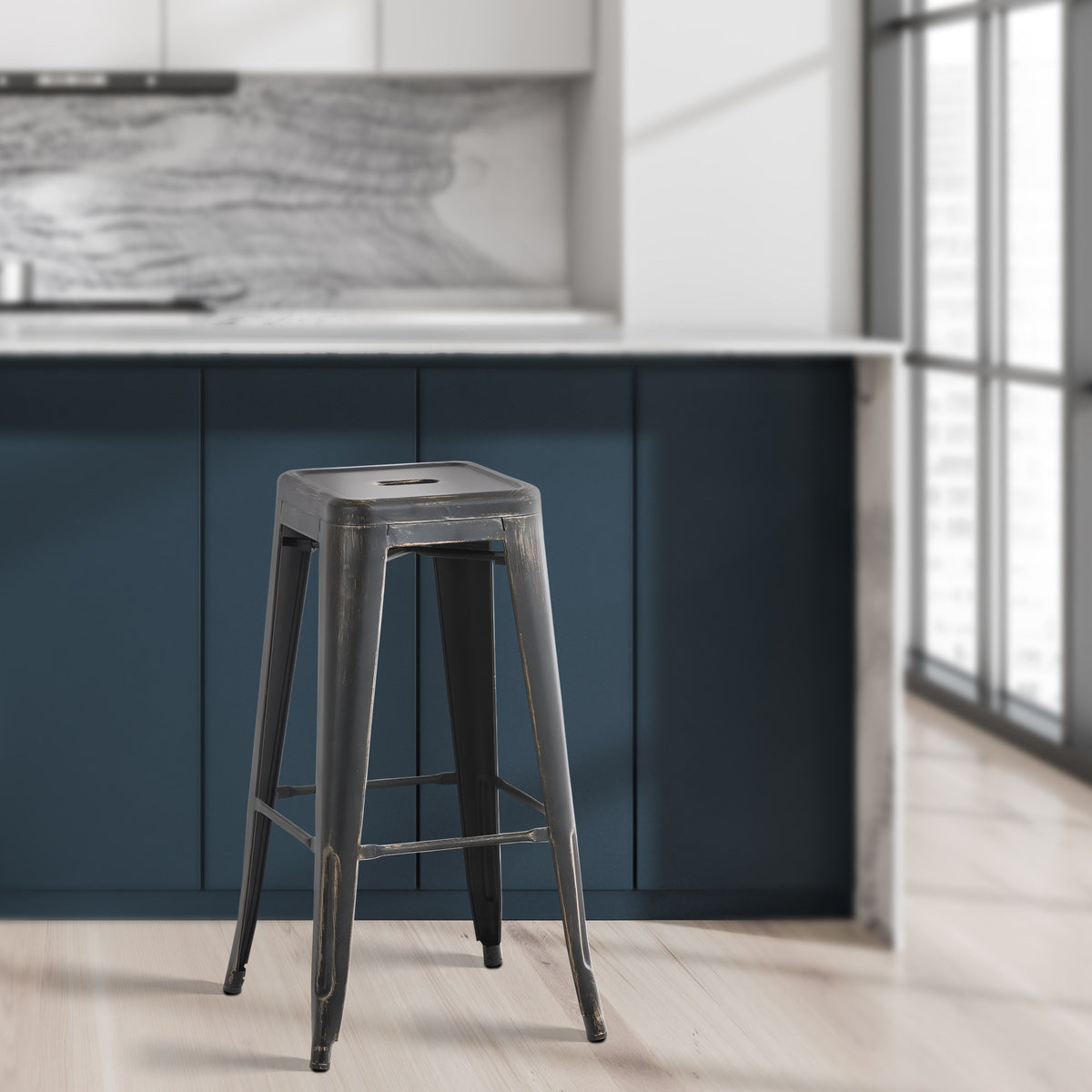 Barhocker Joshua antik – Ansicht 3