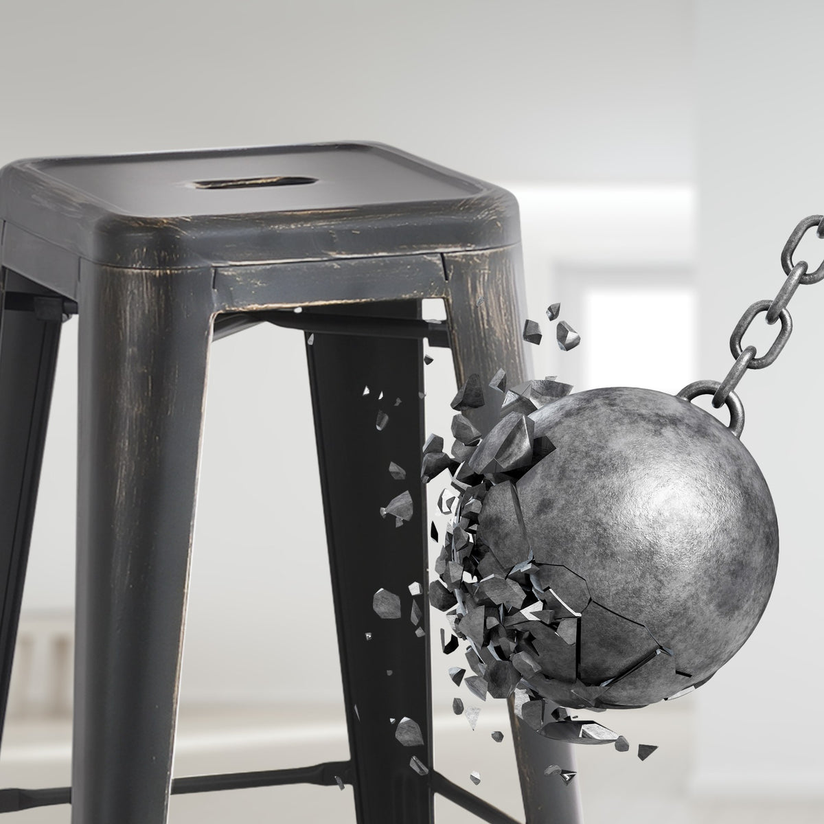 Barhocker Joshua antik – Ansicht 5