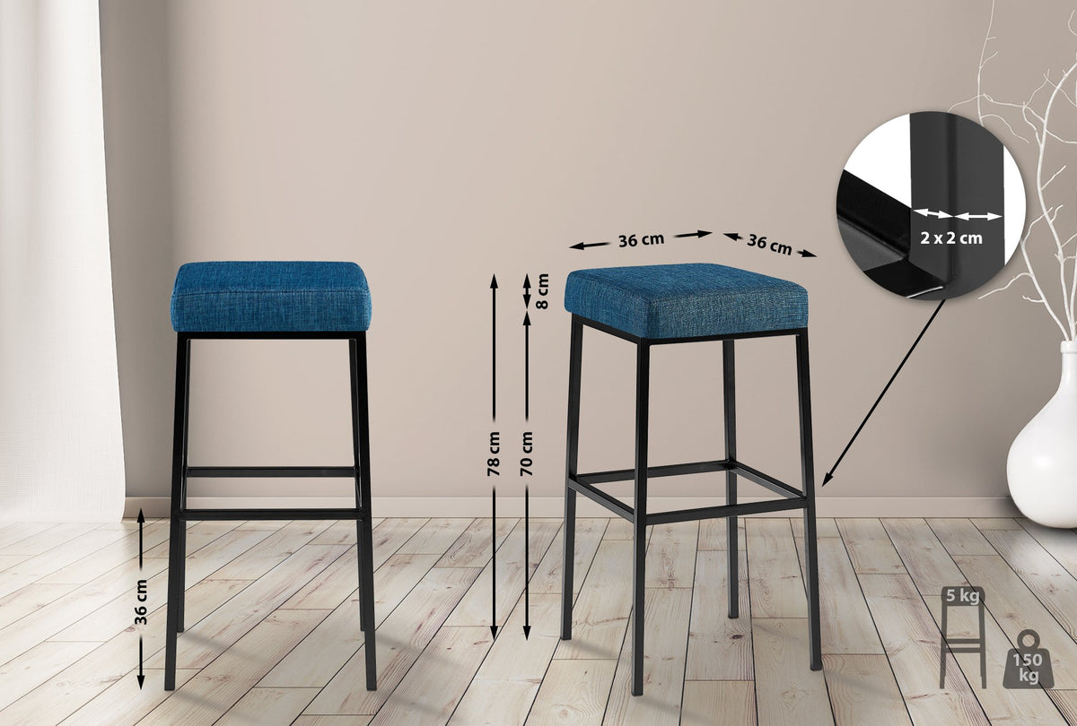 Barhocker Montreal B80 Stoff – Ansicht 16