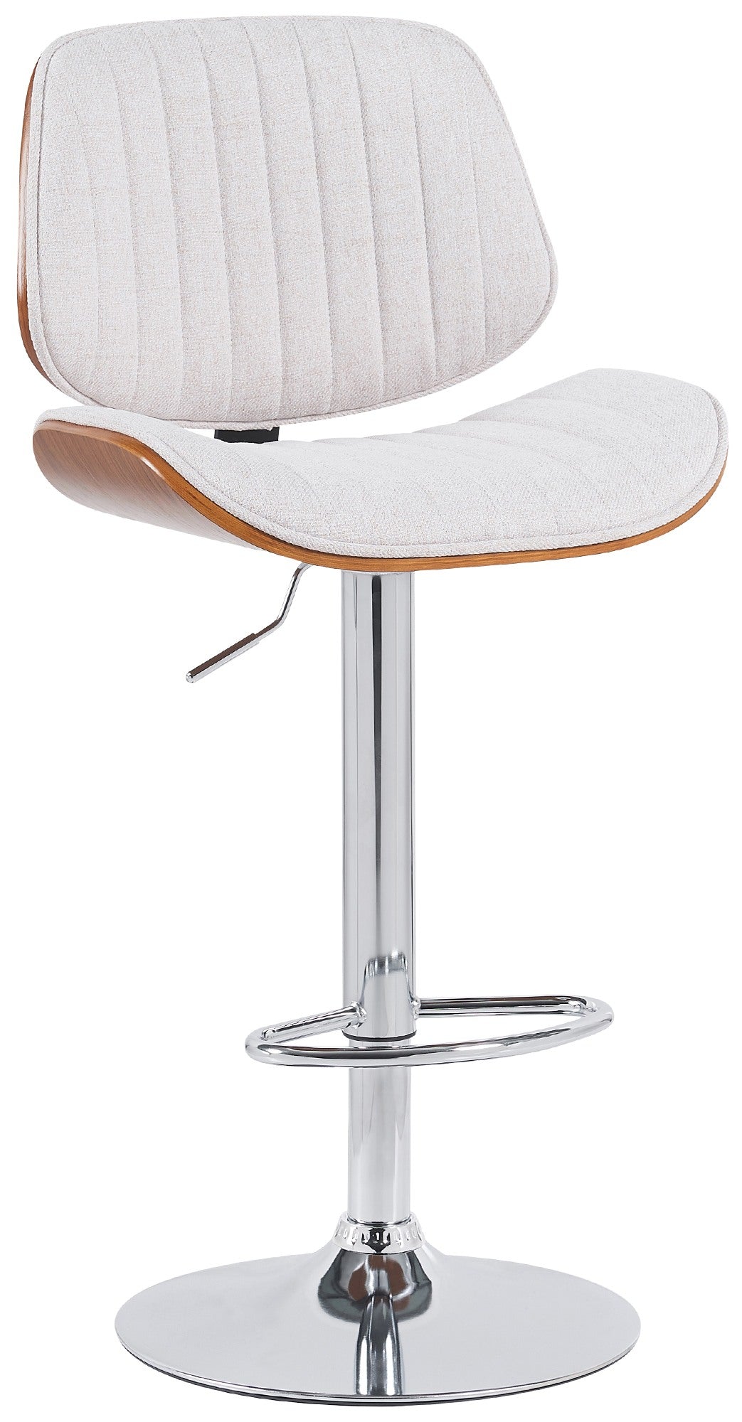 Barhocker Clawson Stoff chrom – Ansicht 8