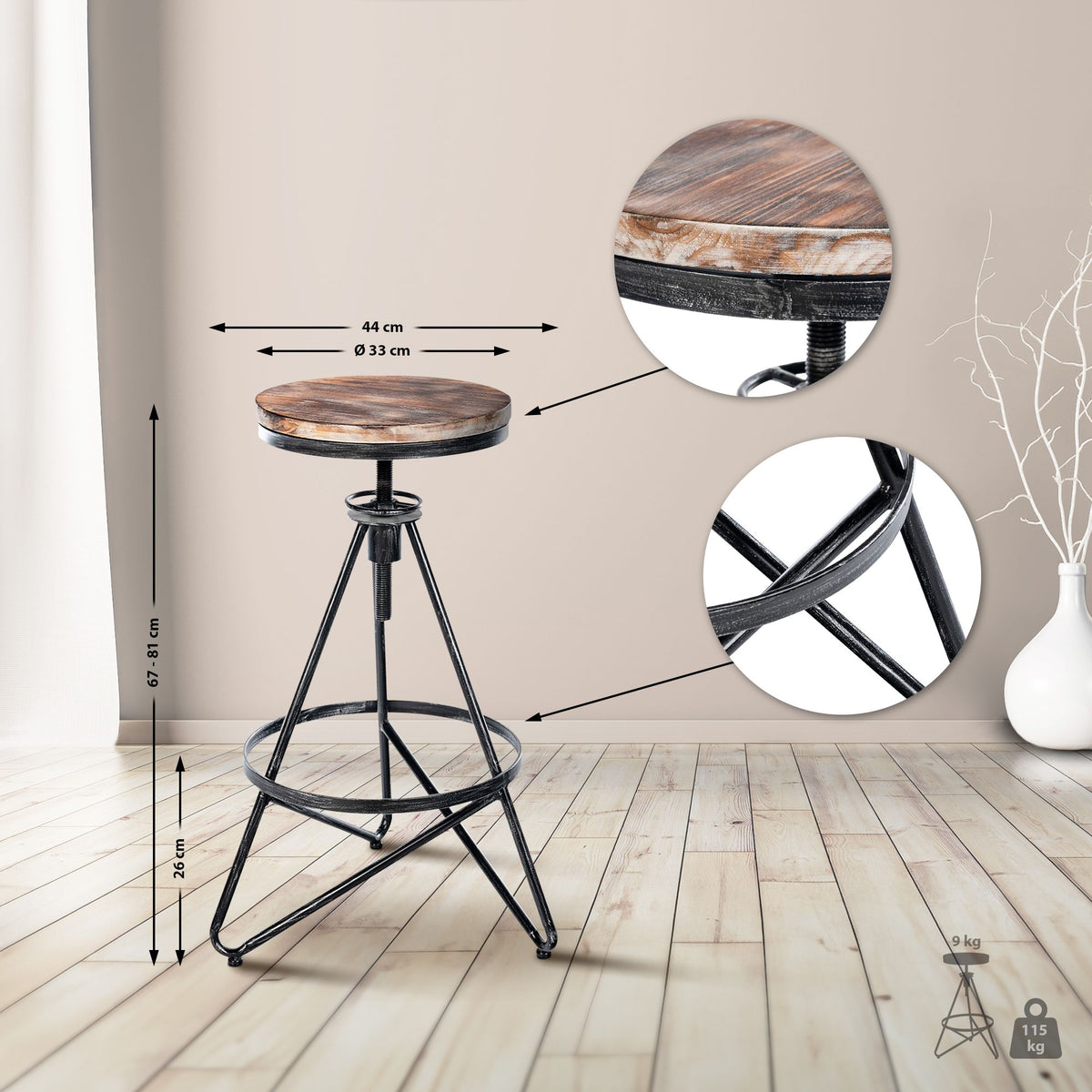 Barhocker Karla – Ansicht 9