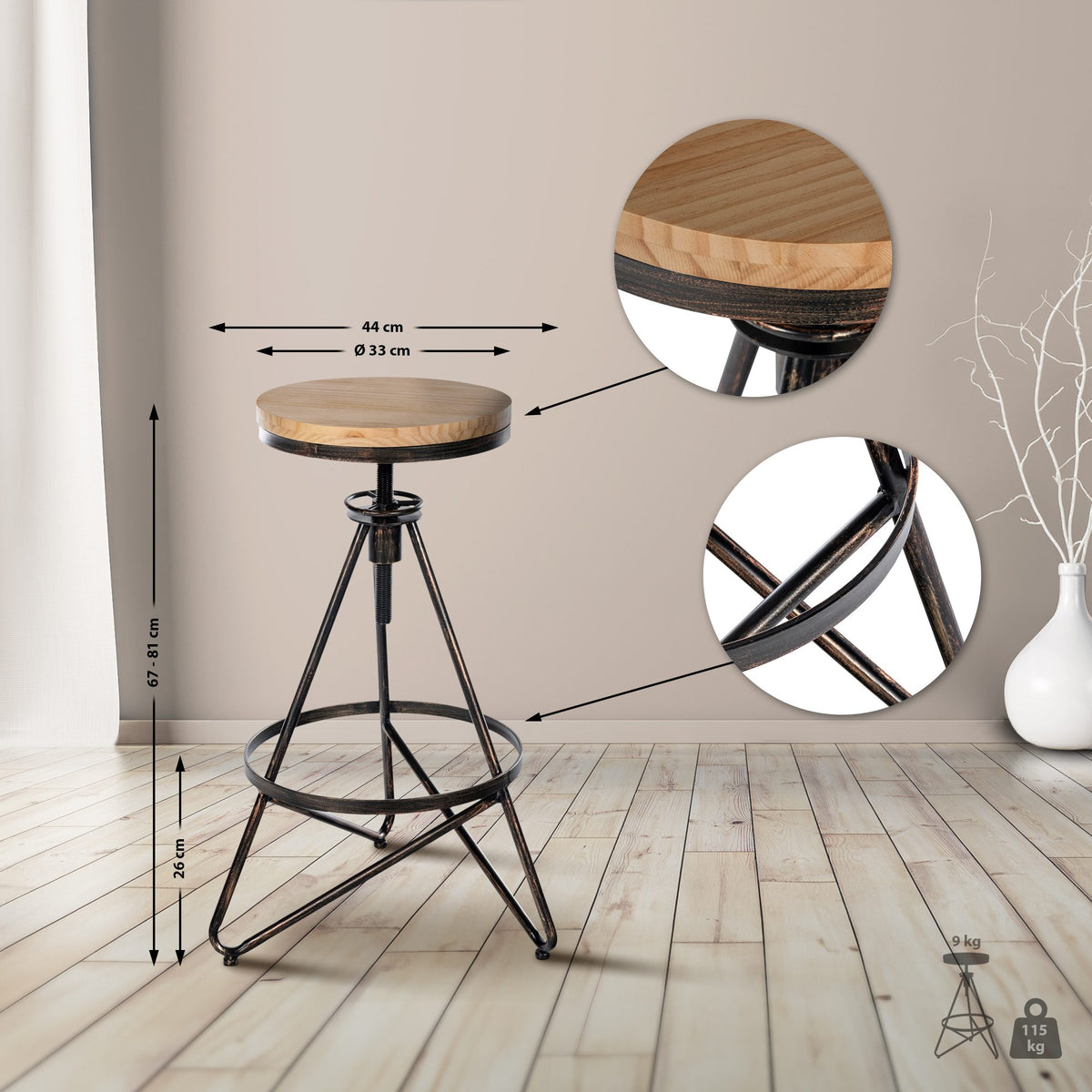 Barhocker Karla – Ansicht 16