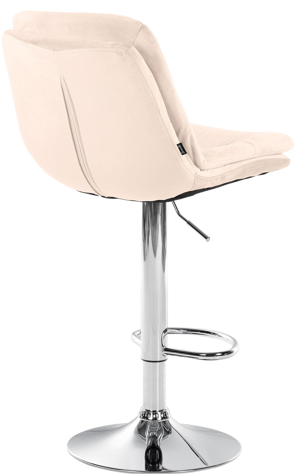 Barhocker Laurel Samt chrom – Ansicht 4