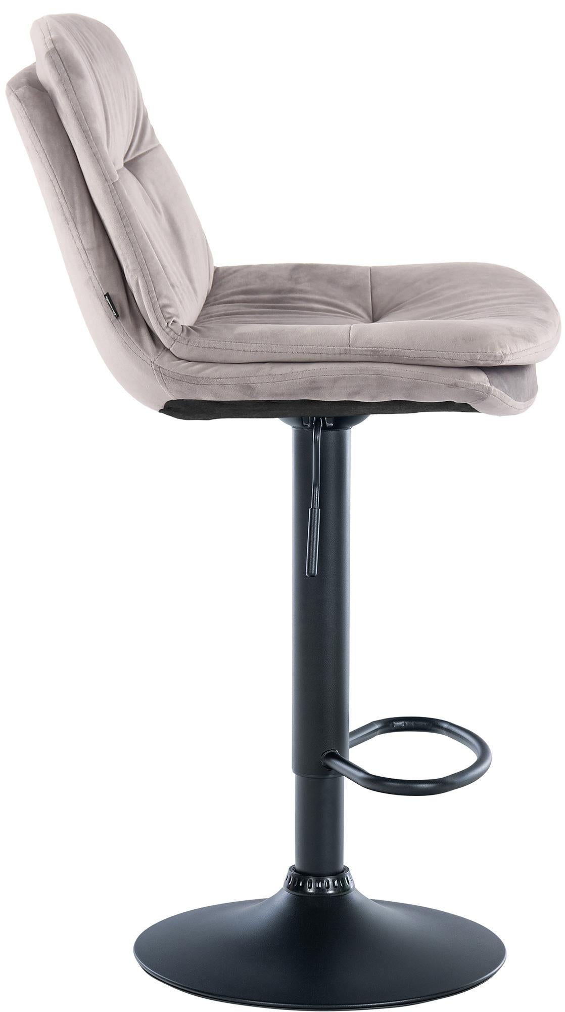 Barhocker Laurel Samt schwarz – Ansicht 20