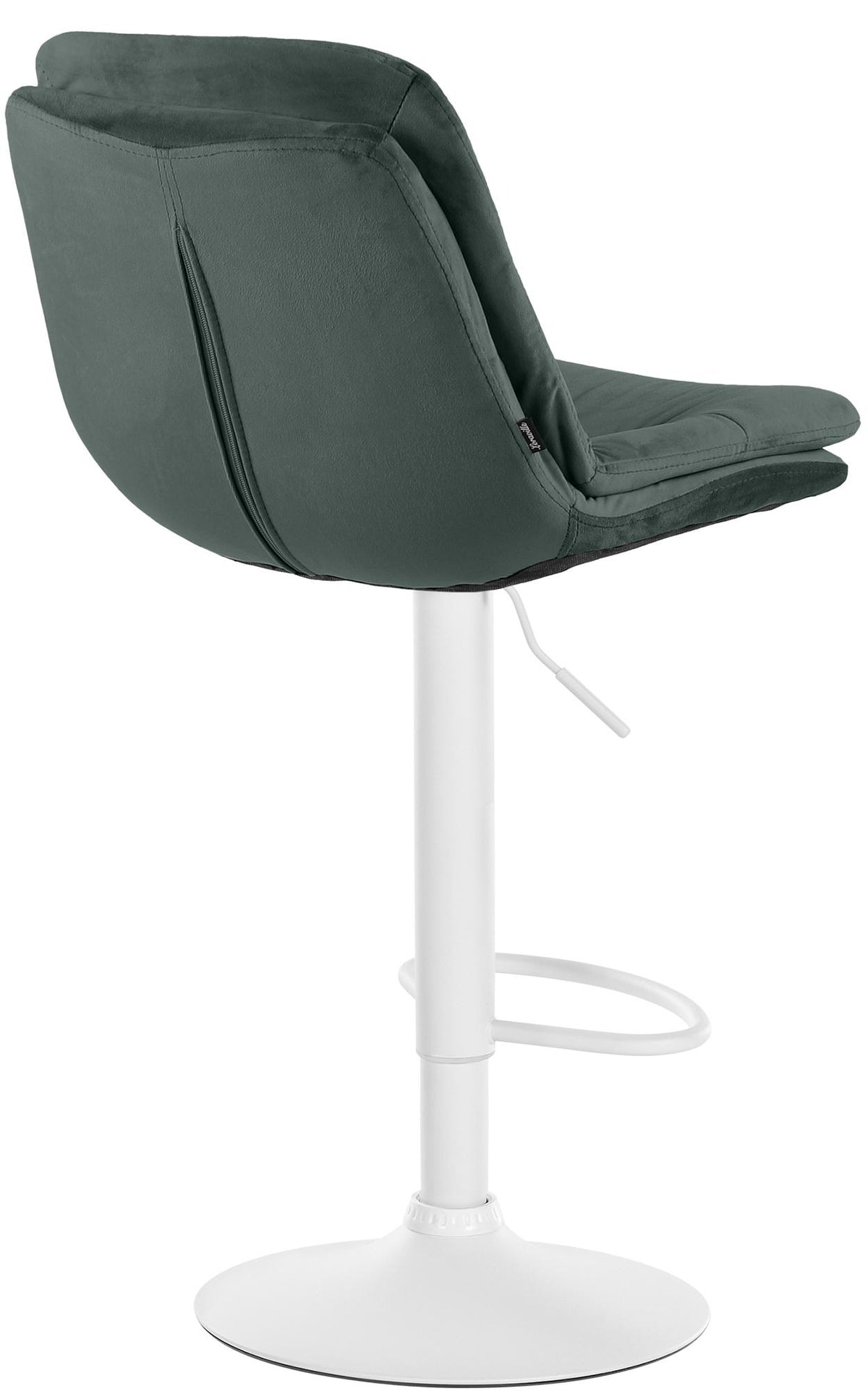 Barhocker Laurel Samt weiß – Ansicht 11