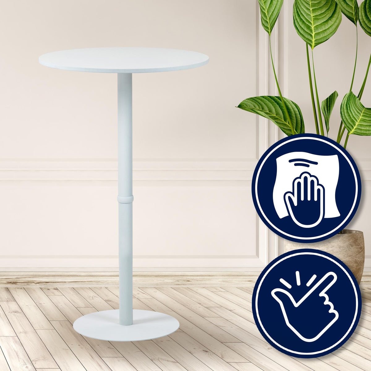 Stehtisch Hereford rund 75 cm – Ansicht 3